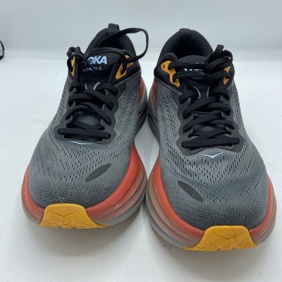 Hoka One One Bondi 8 Men’s 8 D Running Shoes 1112302 ACTL Anthracite/Castlerock - Picture 4 of 6
